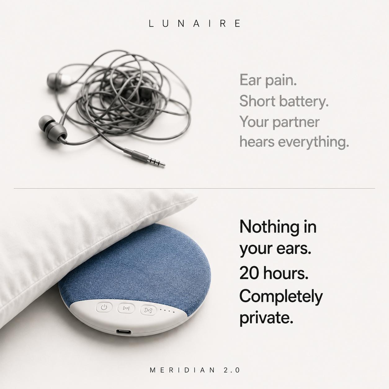 Meridian 2.0 | Pillow Speaker
