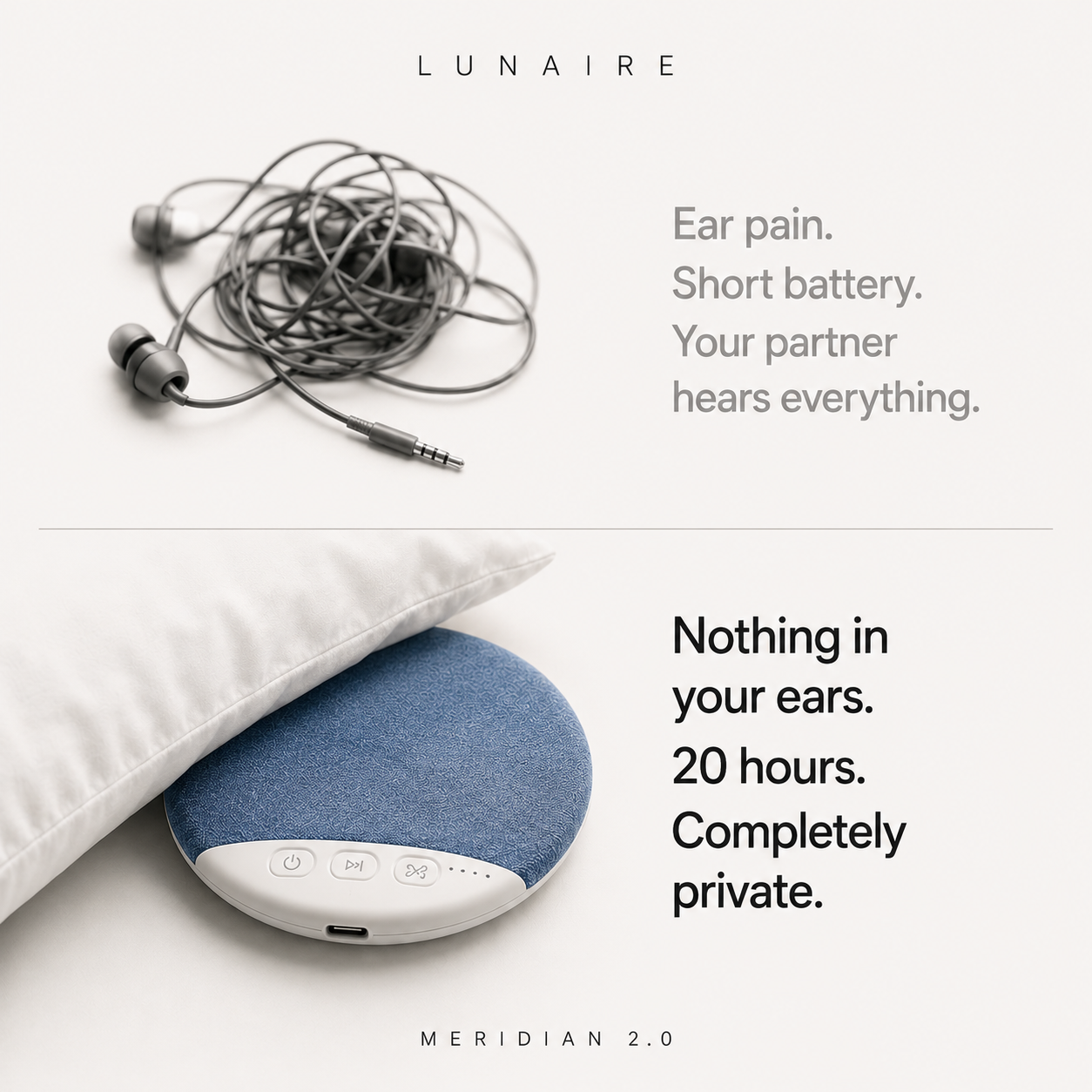Meridian 2.0 | Pillow Speaker